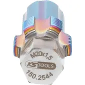 Ks Tools 150.2544 150.2544 Schroefdraad natapper Nasnijder Metrisch M20 x 1.5 1.5 mm Speciaal gereedschapsstaal 1 stuk(s)