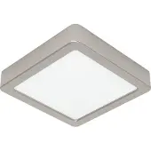 Eglo Led plafonnière Fueva 6 vierkant - rvs - 15x15cm