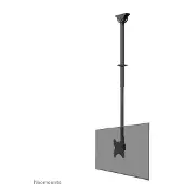 NeoMounts CL35-340BL12 TV-plafondbeugel 58,4 cm (23) - 106,7 cm (42) Plafondhouder, In hoogte verstelbaar, Zwenkbaar, Kantelbaar