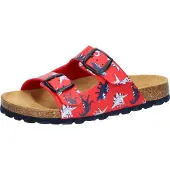 Lico Bioline Universe slippers, rood/marineblauw, maat 25 EU