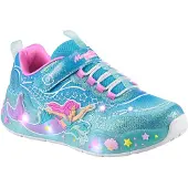 SKECHERS Sneakers 'MERMAID DREAMS' azuur / aqua / lichtroze / wit