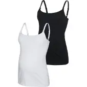 Mamalicious Top 'MLKerrie' zwart / wit