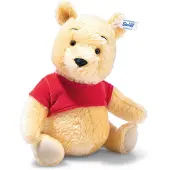 Steiff pluche Disney Winnie the Pooh knuffel - 26 cm geel.