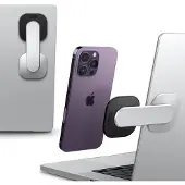 Spigen S312 OneTap - Magnetische Telefoon Houder voor MacBook/Laptop/Monitor - Compatibel met MagSafe - Zilver