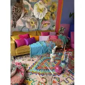 Gek op kussens! Velvet lila | 45 x 45 cm | kussenhoes | polyester