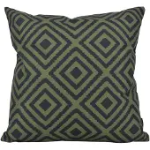 Gek op kussens! Green graphic | 45 x 45 cm | kussenhoes | katoen/linnen