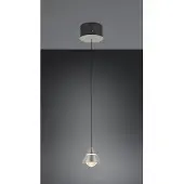 TRIO Design hanglamp Romeo enkel nikkel