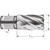 Kippers Rijssen HSS Kernboor SILVER-LINE, weldon 19, ø25x55 - 536.2501W - 536.2501W