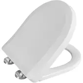 Aqualine Petit Toiletzitting, eenvoudig afneembaar, wit