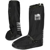 Perletti Zwart met camouflage band hoge regenoverschoen (Shoe Cover) van Perletti S