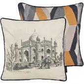 Gek op kussens! Sierkussen velvet taj mahal | 45 x 45 cm | polyester