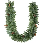 HOMCOM Kerstslinger Kunststof, Metaal 180L x 25B x 25H cm Groen