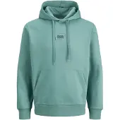 Jack & Jones Sweatshirt 'JJECORP' blauw / pastelgroen