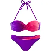 LASCANA Bikini lila / neonlila