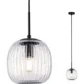 Paulmann Ruya 71147 Hanglamp E14 20 W Glas, Zwart (mat)