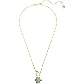 Swarovski Ketting blauw / geel / goud