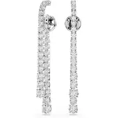 Swarovski 'Matrix Tennis' Dames Oorbellen van Basismetaal - Zilver 5709257