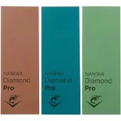 Naniwa Diamond Pro slijpstenen, korrel 400, 1000, 3000