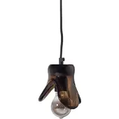 Woood Elle Hanglamp Klein - Glas - Bruin - 12x14x13