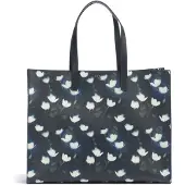 Ted Baker handtas schoudertas Tulipon Extra Large Tulip Print Icon Bag Navy donkerblauw