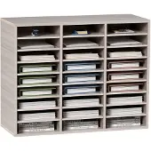 Vevor Houten literatuurorganizer met 27 compartimenten