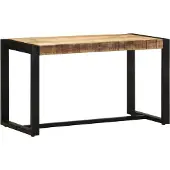 vidaXL Bank 80x35x45 cm massief ruw hout mango