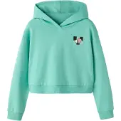 Name it Sweatshirt 'NKFTARA' mintgroen / rosa / zwart / wit