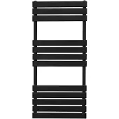 Monster Platte handdoekradiator - 1200mm x 500mm - Zwart