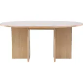 Venture Home Strada eetkamertafel Ø120cm. Met uittrek whitewash.
