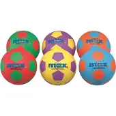 Spordas MAX Rubberen Voetbal Maat 4, Assorti, Indoor/Outdoor Kids Voetbal P/St