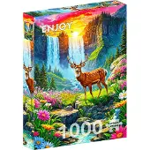 Enjoy Puzzle Deer Paradise Puzzel (1000 stukjes)