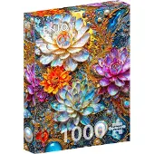 Enjoy Pearlescent Waterlilies Puzzel 1000 Stukjes