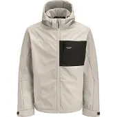 Jack & jones Tussenjas 'JJNORTH' crème / zwart