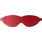 Obsessive Inferro - leren effect masker (rood)