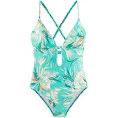 Venice beach Badpak lichtbeige / turquoise / jade groen
