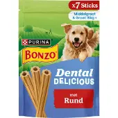 Bonzo Dental Delicious - Hondensnacks - Rund 200 g Medium