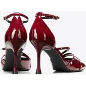 WITTCHEN - Dames Lakschoen Stiletto - Studs - Burgunder - Eco-leer