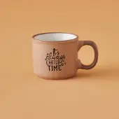 Bella Maison Savor Koffiekop Lictbruin 90ML - 2 stuks