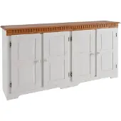 Notio Living Lisa-Dressoir Dennen/MDF Wit