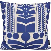 Gek op kussens! Tova blauw | 45 x 45 cm | kussenhoes | katoen/linnen