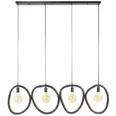 Hoyz hanglamp pebble 4 lichts artic