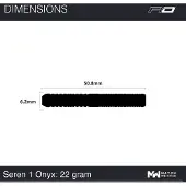 Red Dragon Seren Onyx 1 90% - Dartpijlen