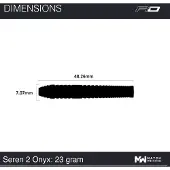 Red Dragon Seren Onyx 2 90% - Dartpijlen