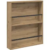 vidaXL Tijdschriftenrek Artisan Eiken 60 x 12 x 70 cm Bewerkt hout