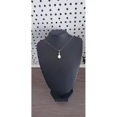 VBM TK-S zilveren collier met zoetwater parelhanger - verfijnd - tijdloos
