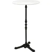 Kare design Bartafel Bistrot Ø60cm wit marmer