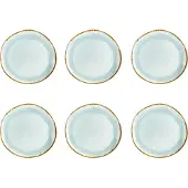 Medard de Noblat - Shadow Aqua - Dinerbord 28 cm - 6 delig - Stoneware