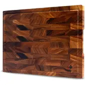 SOPHIOR Snijplank Walnoot Groot 42x30x2,5cm met Sapgeul