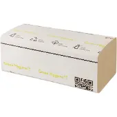 Huchtemeier Papier FALK - Gevouwen handdoeken, Z-vouw, 25x23cm, 5000 vellen - 100% CO2-neutraal., Huishoudelijk papier, Bruin