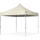 TOOLPORT 3x3 m Easy up partytent, PROFESSIONAL alu 40mm, crème